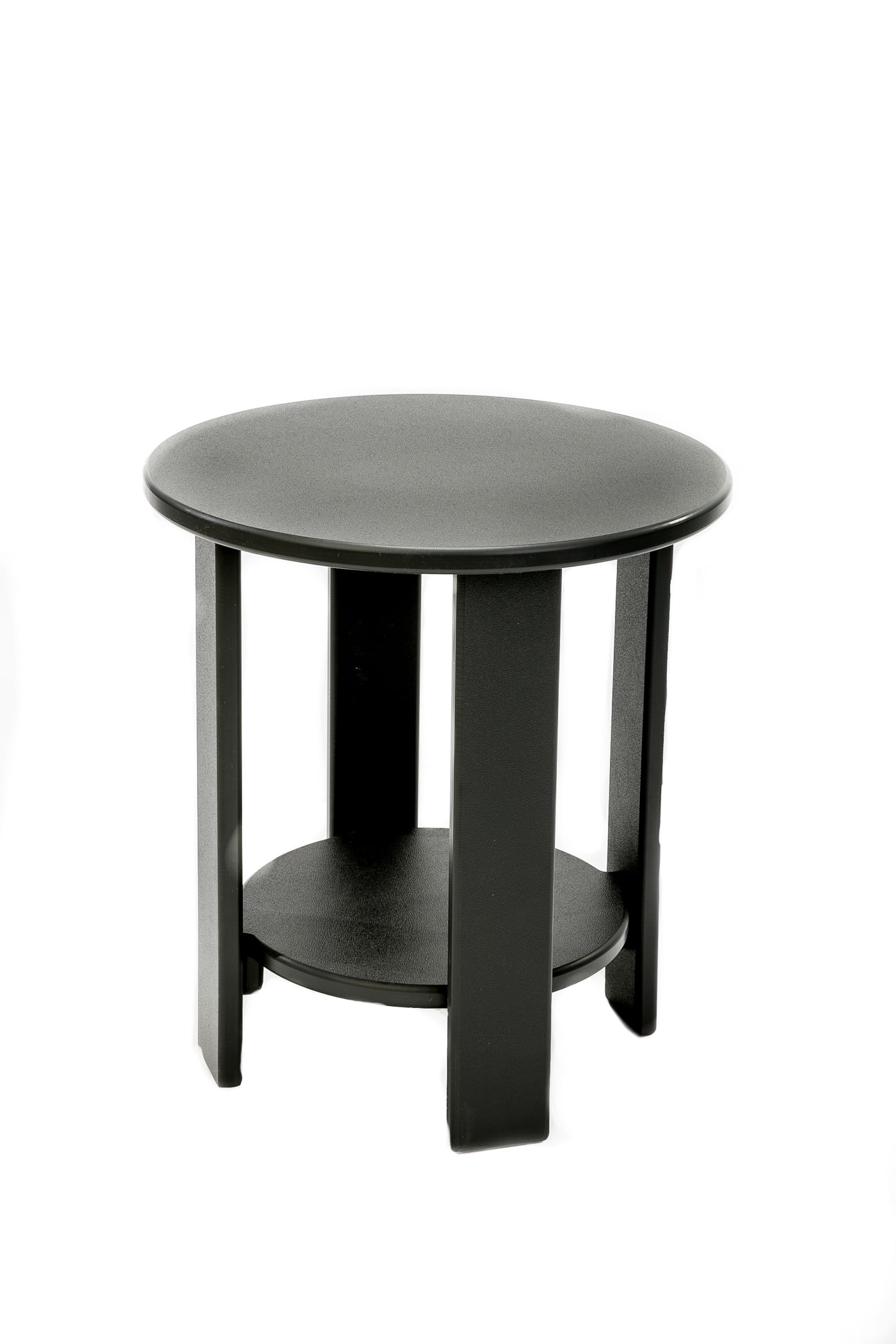 Hampton Round End Table Charcoal