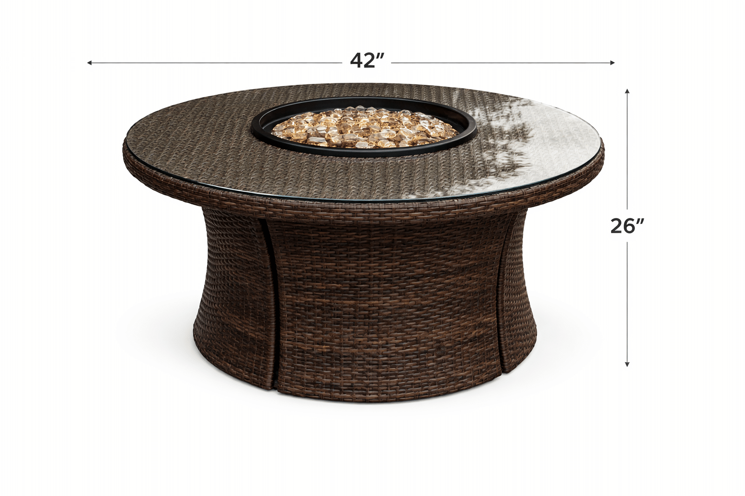 Bonita Round Fire Table - Java