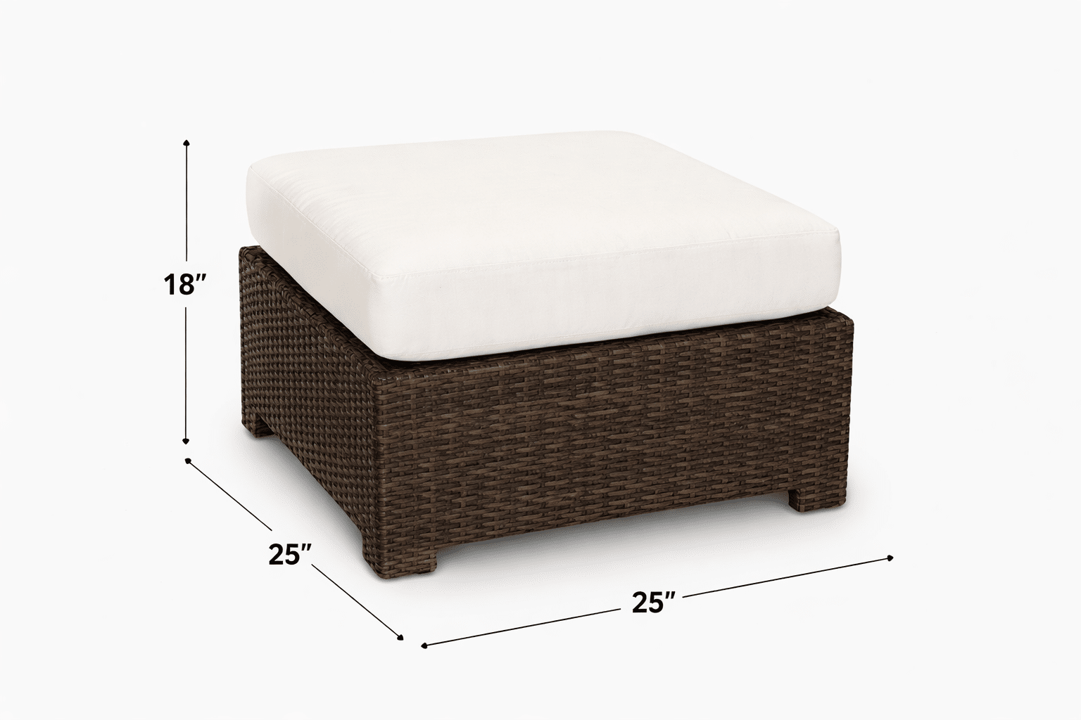 Bonita Square Ottoman - Java
