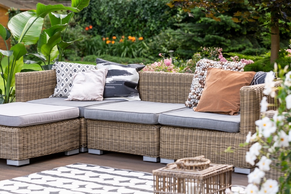 wicker loveseats for screened porches in Charlotte for Carolina patios